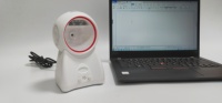 Escáner de Código de Barras con Cable USB HOP-E9005, Láser 1D+2D, Compatible con Android, Sensor CMOS SDK para Supermercados