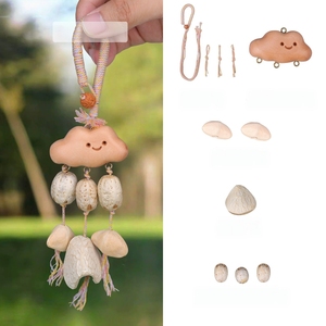 Wholesale Handmade Wood <b>Wind</b> <b>Chime</b> Accessory Kits Car Hanging Pendant For Kids - Product Image 4