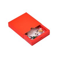 Boîte de rangement de bijoux avec logo de luxe Tiroir cadeau transparent en film PE pour colliers bagues boucles d'oreilles-pour bijoux de luxe