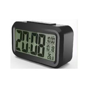 Mebus 42435 Quartz Alarm <b>Clock</b> Black Large Display (940910033694) - Product Image 1