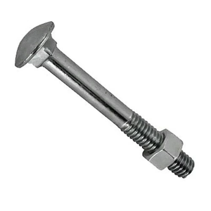 PARAFUSO FRANCES C/PORCA SEXTAVADA <span class=keywords><strong>UNC</strong></span> ROSCA INTEIRA AC 1/4X3/4 ZINCADO BRANCO - Product Image 3