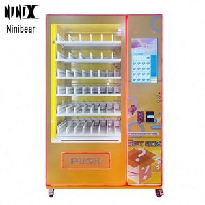 Distributeur automatique de snacks NINIX avec paiement par carte et espèces, système de refroidissement, logo personnalisable, éclairage LED - Utilisation commerciale 110/220V - Product Image 3