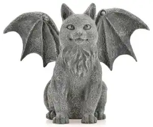 Có Cánh Mèo Gargoyle Tượng Nhựa Bàn Thờ Wicca Pagan