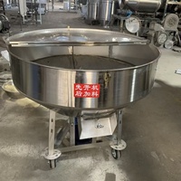 Mélangeur automatique à bouche plate pour petites productions, agitateur vertical en acier inoxydable durable, équipement de mélange industriel pour poudres et pâtes