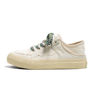 Baskets décontractées tendance pour hommes, best-sellers de l'été, à enfiler, avec talon, baskets blanches en toile rétro, chaussures tendance - Product Image 6