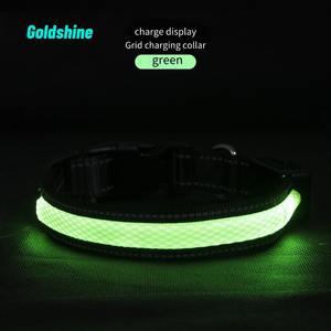 USB 충전식 조정 가능한 나일론 애완견 목걸이 분실 방지 <span class=keywords><strong>LED</strong></span> 글로우 야간 안전 기능 애완견용 프로모션 팔찌 - Product Image 5