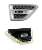 Pour Freelander 2, Grilles d'aération latérales de pare-chocs, Noir Argent, LR001660 LR039773, Accessoires d'admission d'air latérale extérieure pour voiture, 2006-2014