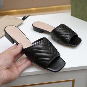 Sandalias de Plataforma con Anillo de Metal y Puntera Abierta de Cuero Genuino para Mujer, Estilo Coreano de Diseñador GG de Lujo de Verano, Zapatos Elegantes de Primera Calidad - Product Image 4