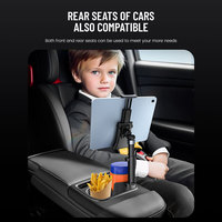 Support de tablette de téléphone de levage de hauteur réglable à 360 Rotation pour support de verre de voiture