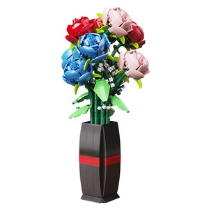 Samtoy-rompecabezas 3D <span class=keywords><strong>de</strong></span> flores, ramo <span class=keywords><strong>de</strong></span> flores, bloques <span class=keywords><strong>de</strong></span> construcción para regalo <span class=keywords><strong>de</strong></span> San Valentín - Product Image 5