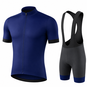 Conjunto de Jersey de Ciclismo Personalizado de Manga Corta, Sublimación en Blanco para Logotipo, Absorbe la Humedad, Uniforme de Ciclismo de Carretera para Verano - Product Image 4