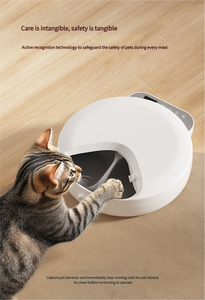 Moderne Serie 4 Automatischer Katzenfutterautomat Nassfutter-Spender Zwei Umweltfreundliche Kühlpacks Neue Generation Katzenfutter-Auto-Serviersystem - Product Image 4