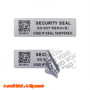 Custom apple Warranty Stickers <strong>cd</strong> Security <strong>Label</strong> Security Seal with Serial Number QR Barcode Print for Packaging <strong>Labels</strong> - Product Image 3