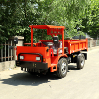 Camion à benne basculante diesel 4x4 pour l'exploitation minière, l'agriculture et le déblaiement de tunnels, véhicule utilitaire minier certifié sécurité minière