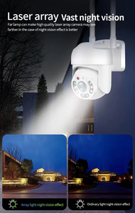 Cámara con Reflector <span class=keywords><strong>V380</strong></span>, Cámara WiFi con Luz, Impermeable, Activación por Movimiento, Visión en Color HD, Seguridad, PTZ, WiFi - Product Image 4