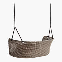 Chaise d'extérieur, personnalisée, de luxe moderne, balançoire de patio, double œuf, rotin, pour loisirs