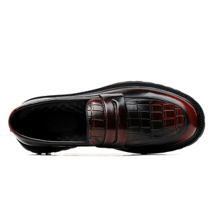 Chaussures habillées et Richelieu pour hommes, nouveau design, en cuir microfibre, mocassins décontractés faciles à enfiler, grandes tailles, bout rond, nouveaux styles - Product Image 3