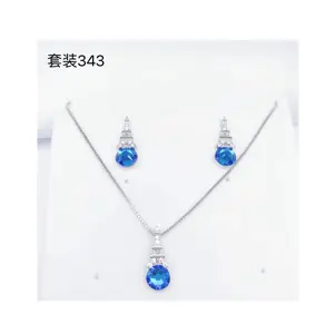 1069 Xuping Wholesale Fashion Crystal Europe and America Hot Selling Gold Plated Jewelry Sets Gifts for Women