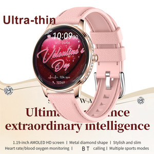 Reloj Inteligente HK38 AMOLED para <span class=keywords><strong>Mujer</strong></span>, Llamadas Inalámbricas, Caja Metálica Ultrafina <span class=keywords><strong>de</strong></span> 8mm, Monitor <span class=keywords><strong>de</strong></span> Ritmo Cardíaco y Sueño, Modelo 2026 Más Vendido en EE. UU. - Product Image 1