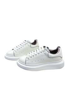 Wholesale high-quality leather fashion women's casual shoes, premium men's sports thick-soled walking shoes - Product Image 4