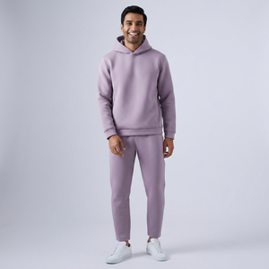 Trajes Deportivos Personalizados con Logotipo para Hombre, Traje Deportivo Liso de Dos Piezas, Traje Deportivo Extra Grande de Algodón - Product Image 1