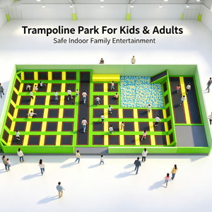 Parque de Trampolines y Parque de Aventuras Personalizado para Niños y Adultos, para Centros Comerciales y Parques Deportivos, Interior y Exterior - Product Image 1