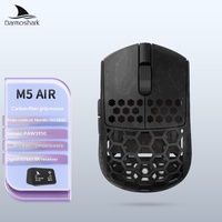 Souris de jeu sans fil Darmoshark M5 AIR 31g en fibre de carbone forgée, trois modes, PAW3950 8K Hz 30000 DPI pour PC FPS Esports