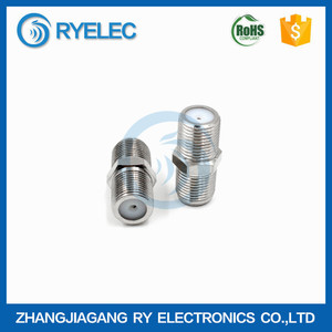 Factory Customization RF <b>Adapter</b> Connector Nickel,gold Gold-plated Brass High Quality F Female to F Female 50 Ohm ROHS 1.5 - Product Image 1