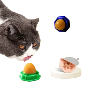 猫零食零食舔糖猫薄荷固体营养凝胶能量球糖果球