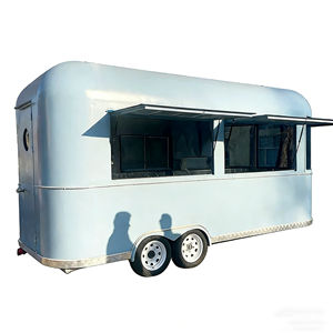 Outdoor Mobile Snack Food Cart Stainless Steel Multifunctional Vending Cart Coffee Milk Tea Ice Cream Hotdog Fast Food Business - Product Image 3