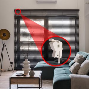 Nhiệm vụ nặng nề Rèm Venetian nghiêng cơ chế, 50mm nghiêng cơ chế gỗ Rèm Venetian, gỗ Venetian mù nghiêng cơ chế - Product Image 3