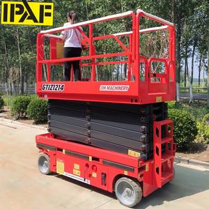 ลิฟท์ยกกรรไกรแบตเตอรี่ไฮดรอลิกสำหรับคนทำงานทางอากาศ10ม. 12ม. จากโรงงาน - Product Image 1