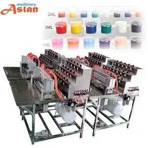 Adjustable 2ml 3ml 5ml Paint Filling Capping Machine Automatic Acrylic Paint Watercolor Filler Capper Device