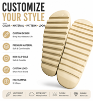 Sandales colorées tendance pour femmes, logo personnalisé, EVA, confortables, durables, légères, douces, antidérapantes