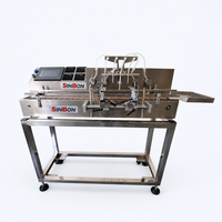 Machine SINBON, machine de remplissage de liquides manuelle, machine de remplissage de liquides pour soins de la peau, machine de remplissage de liquides semi-automatique