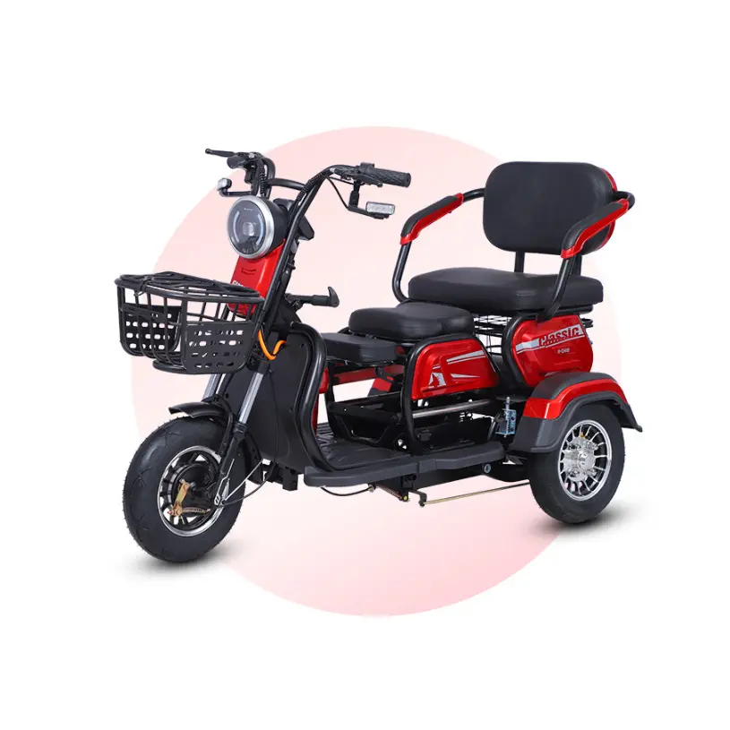 Cargo Motor Passenger Wheels Rear Axle Moto 300Cc King Gas Powered Stroller Bike Baby Thailand Gasoline For Battery Tricycle
