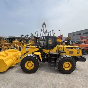 Chargeuse sur pneus Komatsu WA470 d'occasion, modèle 2020, 30 tonnes, d'origine japonaise, chargeuse frontale de construction, moteur, boîte de vitesses, pompe 234KW - Product Image 1