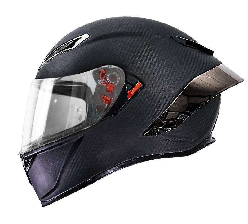 คาร์บอนไฟเบอร์ - สีดำด้าน - เลนส์ใส