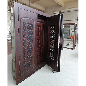 TECHTOP Anti-Theft Steel <strong>Door</strong> Latest Indian <strong>Design</strong> Double <strong>Door</strong> for Main Entrance Home <strong>Pooja</strong> Room &amp; Living Room Gate - Product Image 4