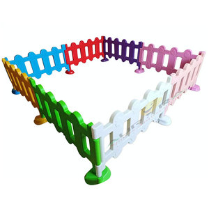 Grado commerciale all'aperto i bambini giocano la fossa della palla della schiuma con la recinzione di plastica bianca per il gioco morbido casa giochi centri - Product Image 1