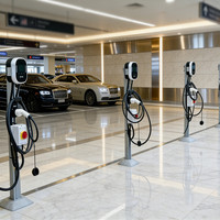 Station de recharge pour véhicules électriques Zencar 32A Type 2, chargeur de voiture domestique 22kW, borne murale intelligente triphasée TUV CE avec application Wifi pour véhicules électriques