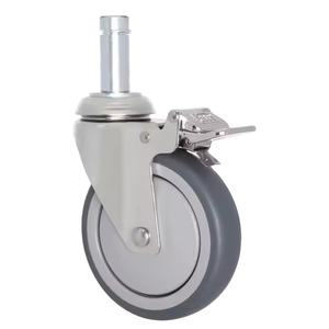 3 Zoll Small Custom ize PP Kunststoff Metall Hoch leistungs halterung Rahmen <span class=keywords><strong>Caster</strong></span> Hot Wheels Spielzeug autos für Karren mit Trolley Kugellager - Product Image 6