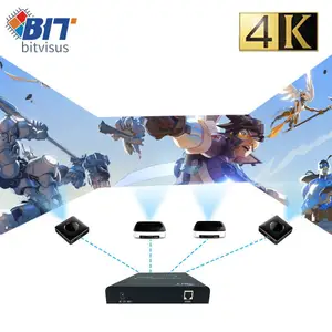 Bitvisus-conmutador HDMI 1X2 2X2, controlador de procesador de vídeo de pared, Led, Lcd, DVI, personalizable