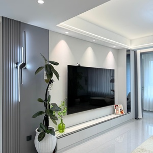 Panel de Pared de Chapa de Madera de Bambú de 5 mm, Diseño Moderno, Impermeable, Resistente al Fuego, <span class=keywords><strong>para</strong></span> Interiores, Hogar, Comercio, Entretenimiento, PVC - Product Image 5