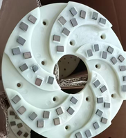 Nouvelle meule diamantée de 250 mm (10 pouces) pour le marché russe, bloc abrasif pour le polissage du granit, segment de béton, grain grossier