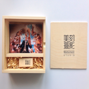 Nhỏ trượt nắp hộp rượu bằng gỗ với bọt trượt - Product Image 2