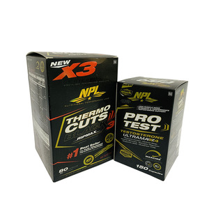 Scatola Personalizzata per Medicinali, Scatola di Carta Stampata con Logo per Confezioni di Integratori Sportivi, Confezioni per Capsule <span class=keywords><strong>Fitness</strong></span> - Product Image 1
