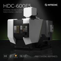 Centre d'usinage vertical industriel 5 axes HDC-600F5, machine de fraisage CNC pour la production de composants de précision