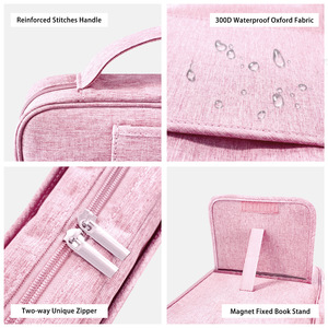 Funda para <span class=keywords><strong>Biblia</strong></span> para Mujer, Portátil, Simple, Resistente, Bolsa <span class=keywords><strong>de</strong></span> Transporte para Iglesia con Bolsillo con Cremallera y Asa para Accesorios Bíblicos - Product Image 4