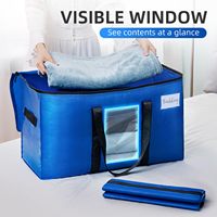 Sac de déménagement personnalisé extra large, imperméable, résistant, réutilisable, en PP tissé, pour le déménagement et le stockage